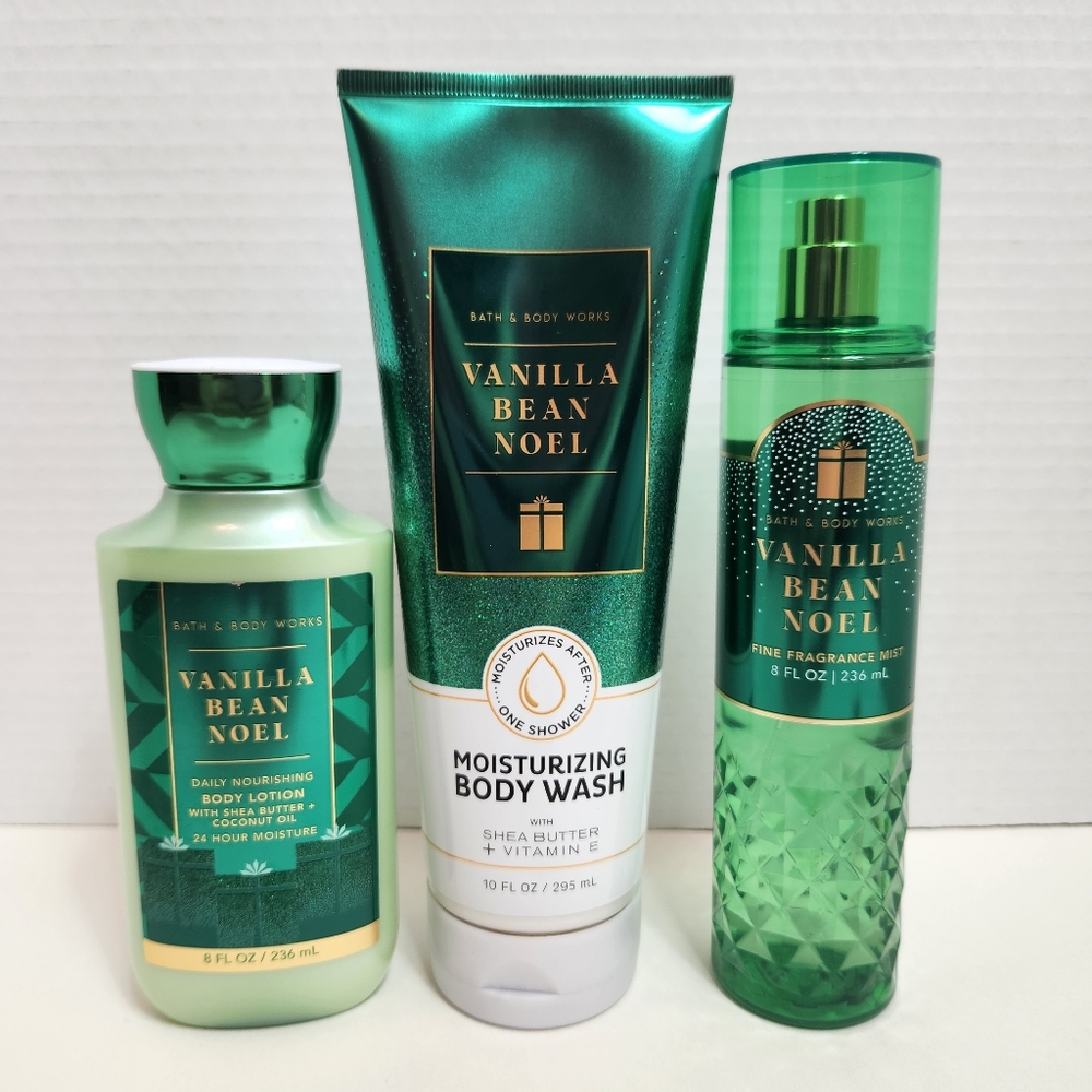 🆕VANILLA BEAN NOEL Bath & Body Works Body Spray, Body Wash, Body Lotion